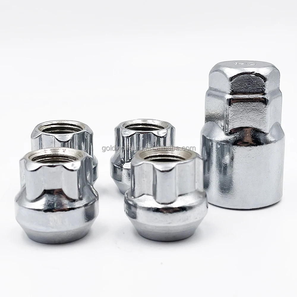 Open End Wheel Lock Nut 12x1.5 With Socket Fit Kia