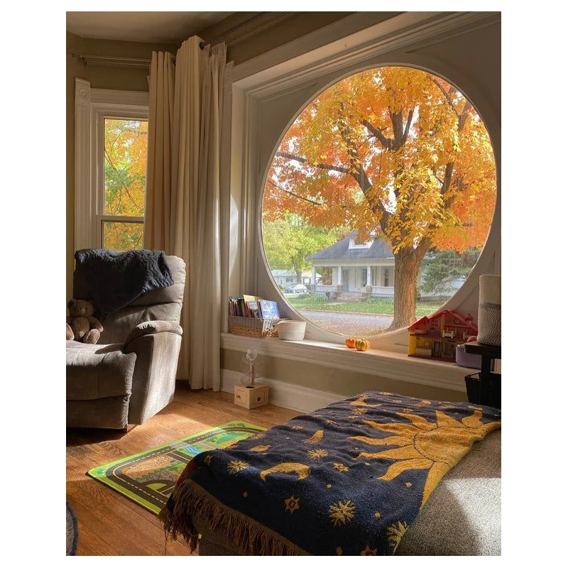D-TOP SHENZHEN 2023 Box Window Round Round Window Film NEW High Quality Aluminum Circle Glass Window for House