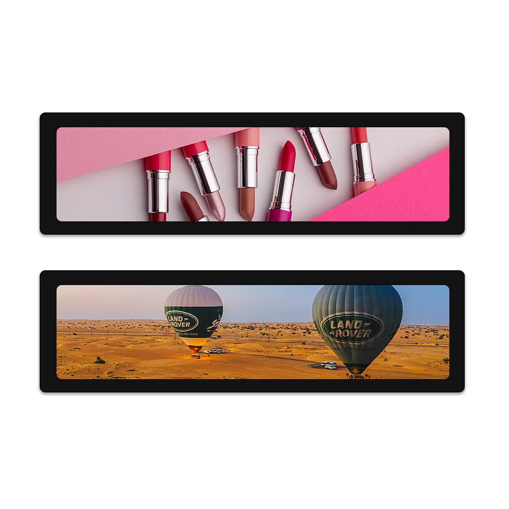 Android Shelf Edge Display 19 23 24 35 36 48 Inch  ultra Wide Monitor Wall Mount Stretched Stretch bar Type Lcd Screen Display