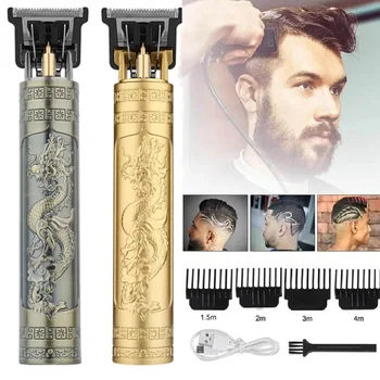 Plastic Electric Hair Clippers Professional USB Cordless Hair Clippers Trimmer Beard Trimmer Haircut Grooming Kit Hair Cuttin