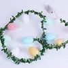 Green Leaf Twine Egg Light