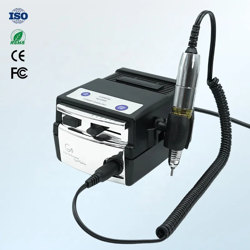 Japan Micromotor Beauty Tools Manicure Supplies Electric File Nail Art Machine Professional G5 Nail Drill for Acrylic Gel Polish