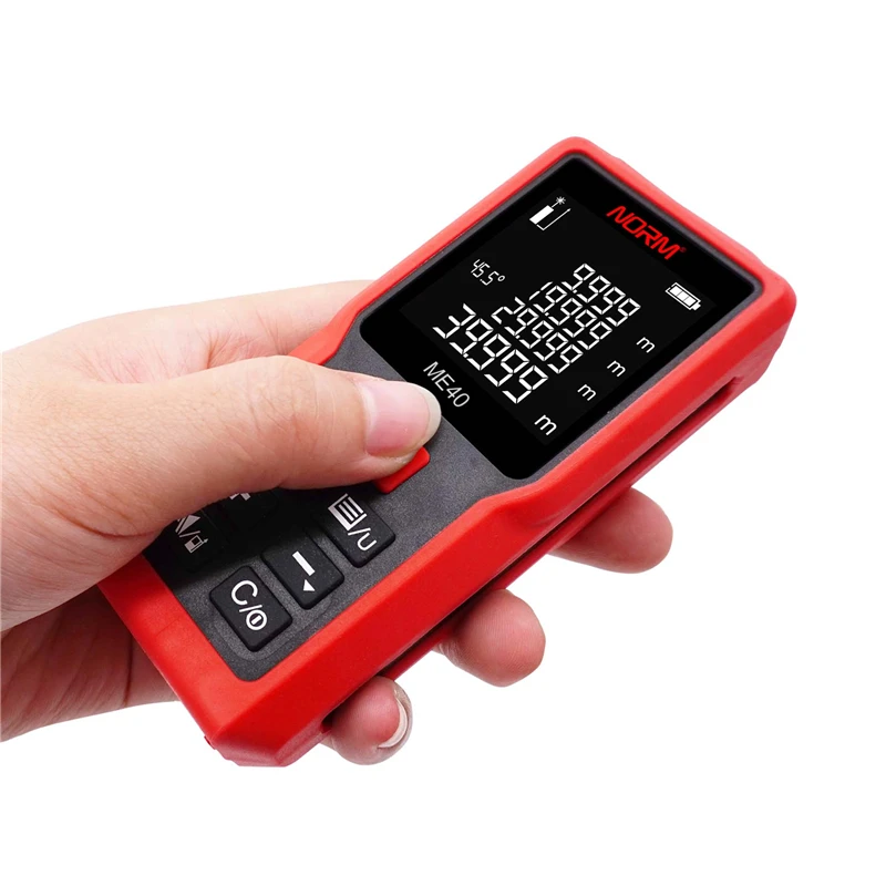 
Лазерный дальномер Norm, цифровой измеритель высотомера, 40 м 