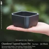 Thin style-Plastic-9cm9cm5cm-jet black
