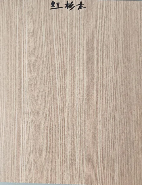 Red cherry Sequoia redwood fir Melamine HPL laminated MDF/Plywood/Particle Board 18 Mm HMR Chipboard For Furniture