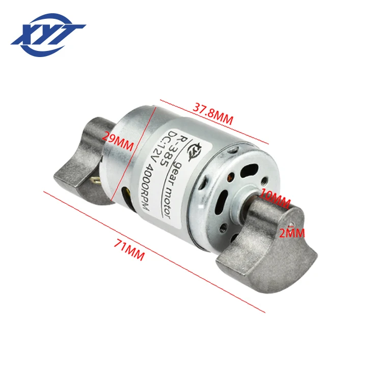 24 Volt DC Tubular Mini Electric Motor 6000Rpm Double Shaft 12V Brushless Commutation Permanent Magnet Construction for