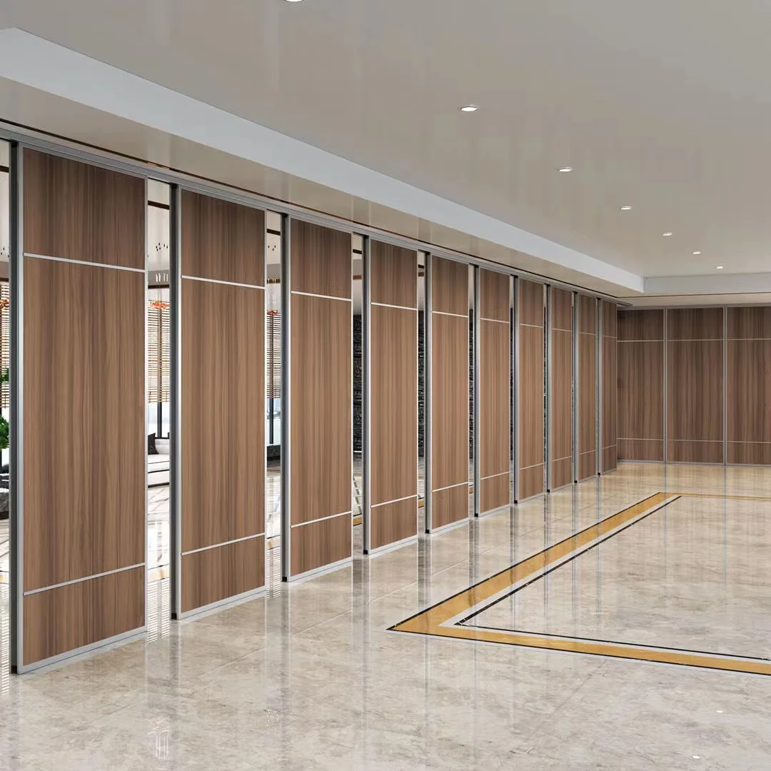 Acoustic Operable Partition Wall for Space Separation Sliding Wall for Restaurants Schools Hospitals Movable Partition