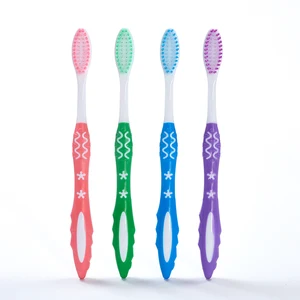 High Quality Adult Toothbrush with Soft Nylon Bristles Biodegradable and Disposable CE Certified by Household Brand