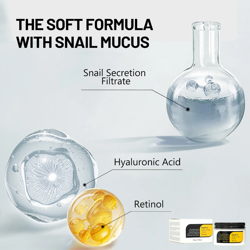 Best Snail Mucin Multi-action Cream Advanced Snail 92 All in One Cream White Repair Facial Moisturizing Cream for Fair Skin