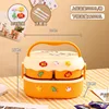 Plastic model  yellow + 3d stickers