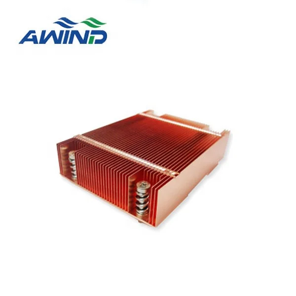 Wholesale Copper Zipper Fin Cooling Heat Sink For Electronic Products Custom Heatsink Buy