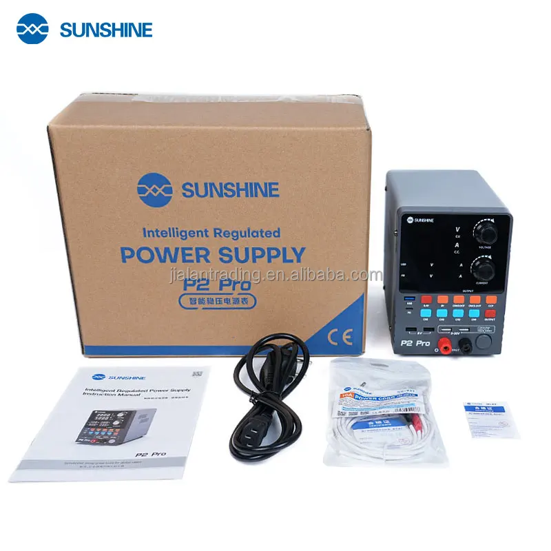 Sunshine P2-Pro DC Power Supply 30W/5A for Mobile Phone Repair Tool Compatible With Multiple Device Protocols