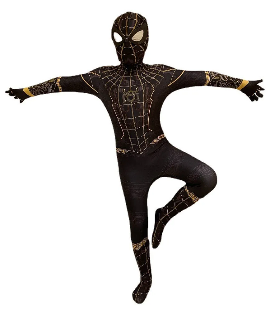 Adult lycra jumpsuit fitness black spiderman costume| Alibaba.com