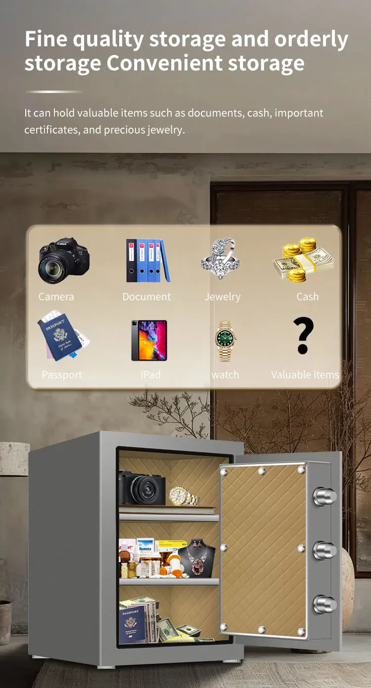 CEQSAFE China Professional Manufacture High Quality Office Home Fireproof Safe Box manufacture