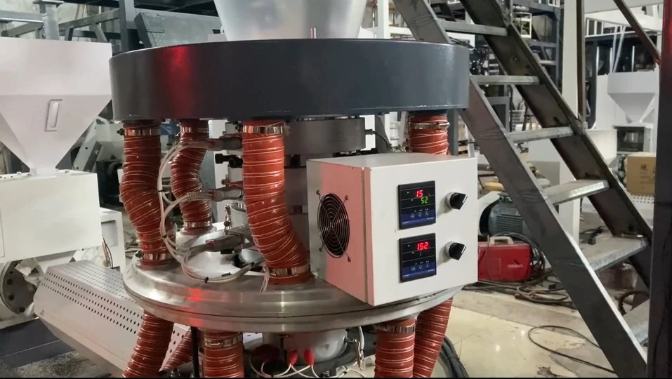 Xinye Biodegradable Corn Starch Bag Making Machine High Speed Monolayer LDPE HDPE PE Biodegradable Plastic Film Blown Machine