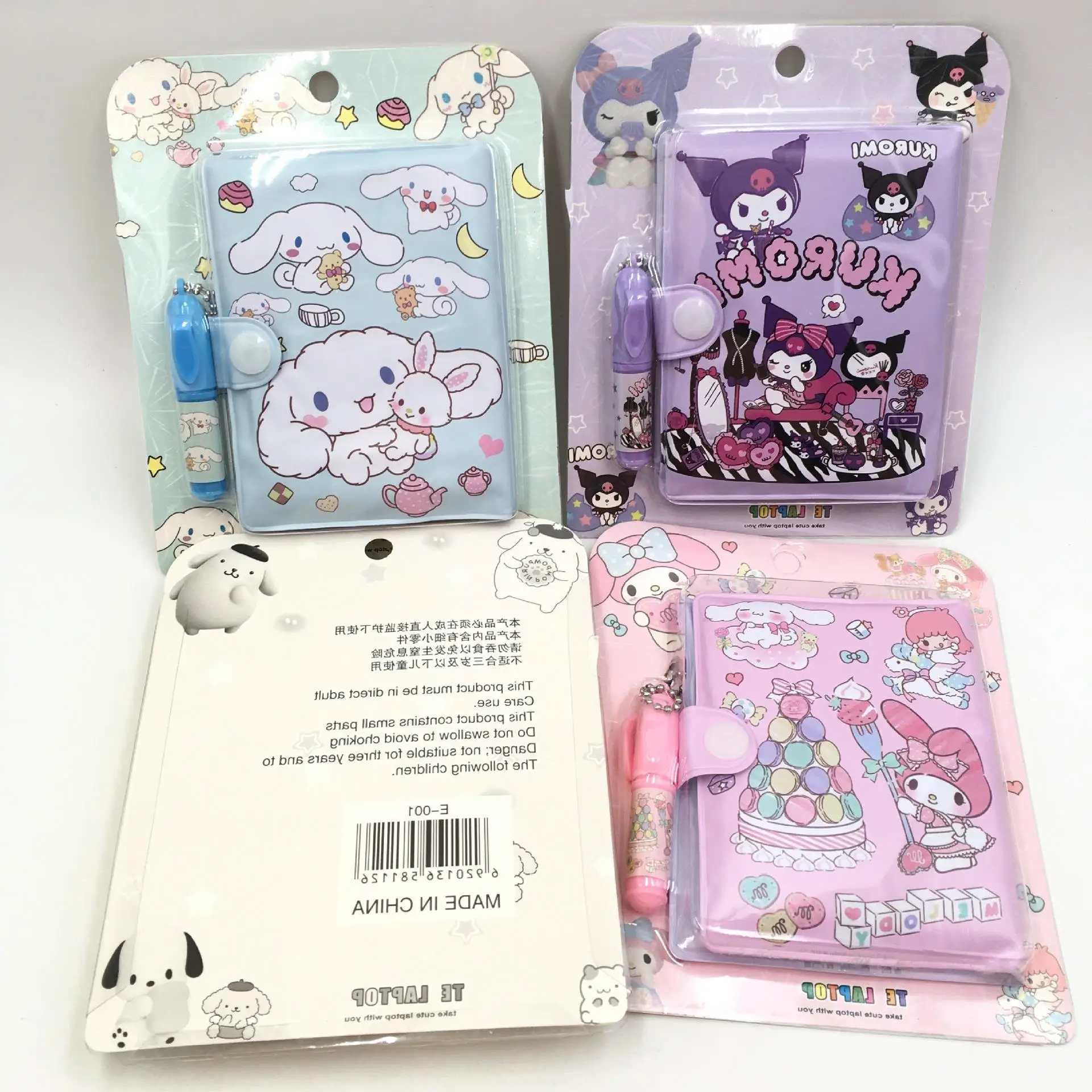 Rio Note Book San-rio Kuromi Mymelody Cinnamoroll Pompompurin Notebook With Pen Set ...