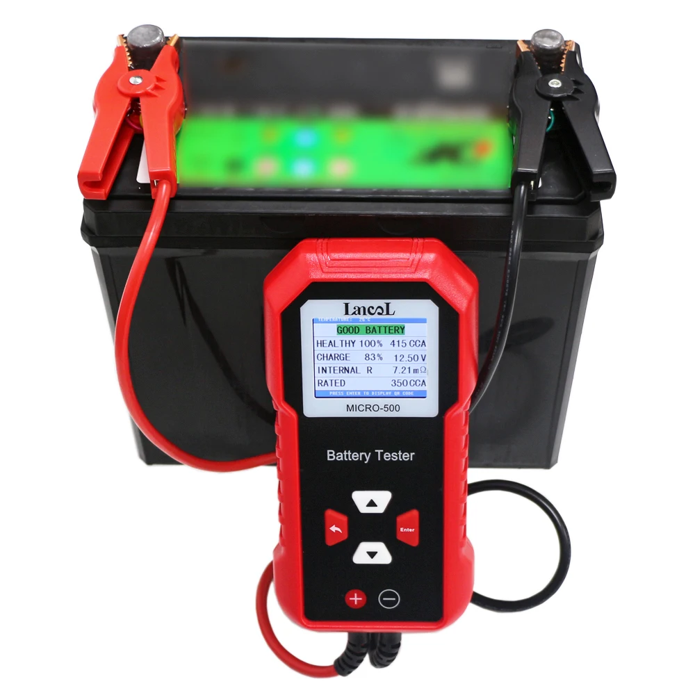 Lancol Digital 12v Lithium Lead Acid Automotive Battery Tester 12v And
