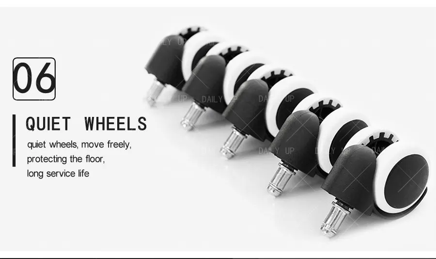 High Quality Kitchen Chair With Wheels Metal Frame Mobile Training Chair With Cushion And Ergonomic Armrest For Dining And Study