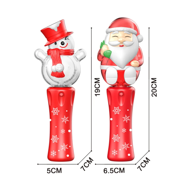 2022 рождественские 4 светящиеся шарики палочки Рождественские огни палочка для