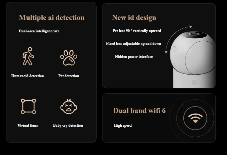 Xiaomi Smart Camera 4 Dual Lens Edition details