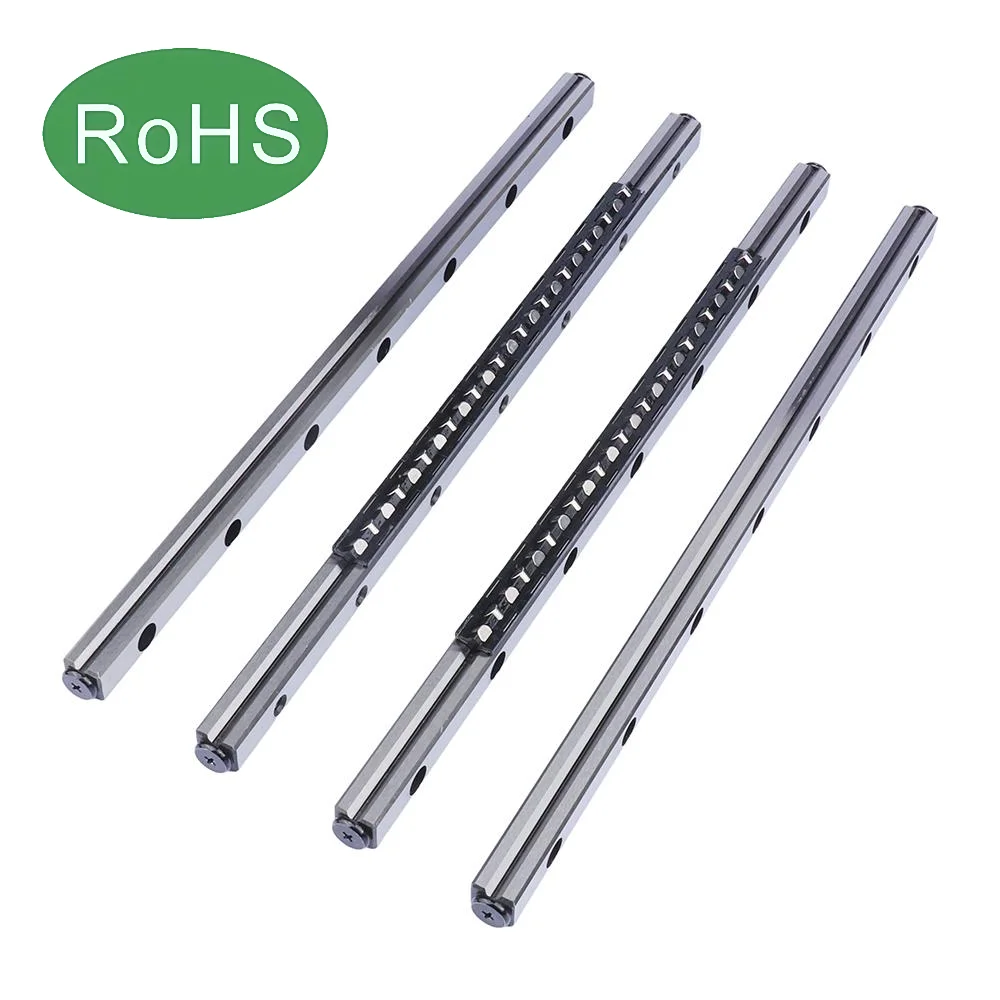 Set of 4 VR9-700-Cross Roller Linear Guides with 2 Ball Supports Essential for Engines and Bearing Core Components
