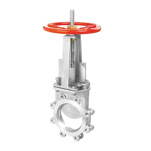 A351 CF8 CF8M Stainless Steel J92600 J92900 Manual Hand Wheel Knife Gate Valve Wafer 