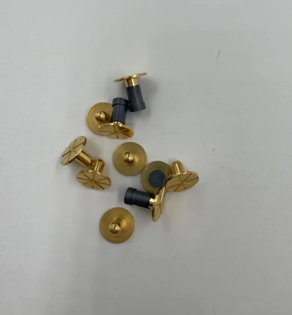 Custom Silver Gold Plated Copper Brass Pogo Pin Contact Probe Crown Spring Clip PCB Welding Connector Terminal Male Female Pins