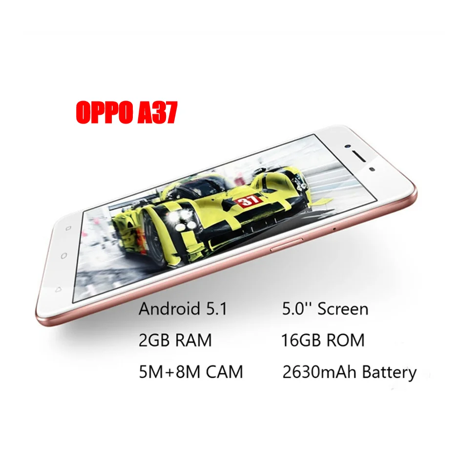 Hot Sale Oppo A37 Inch 2+16GB Dual Card Telefonos Celulares Cheap Smart  Phone Used Mobile Phones for Sale