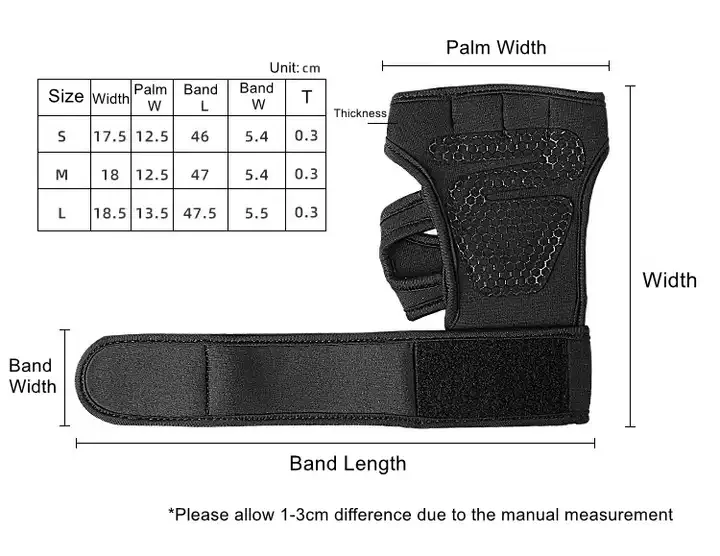OEM High Quality Silicone Gym Wrist Weightlifting Training Gloves Outdoor Sports Grip Pad Workout Fitness Unisex - Image 5