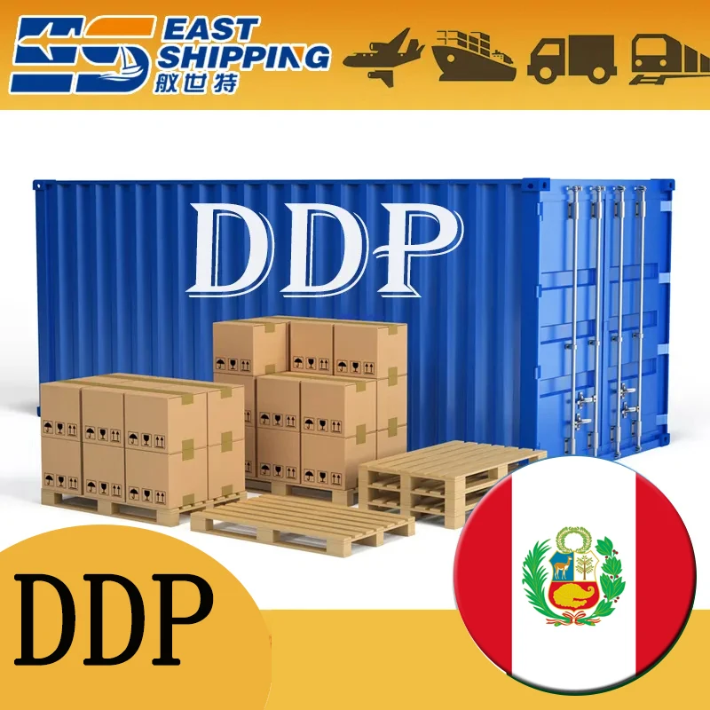 Agente de envío al este de Perú transportista de carga agente logístico DDP puerta a puerta doble despacho de impuestos envío de China al Perú