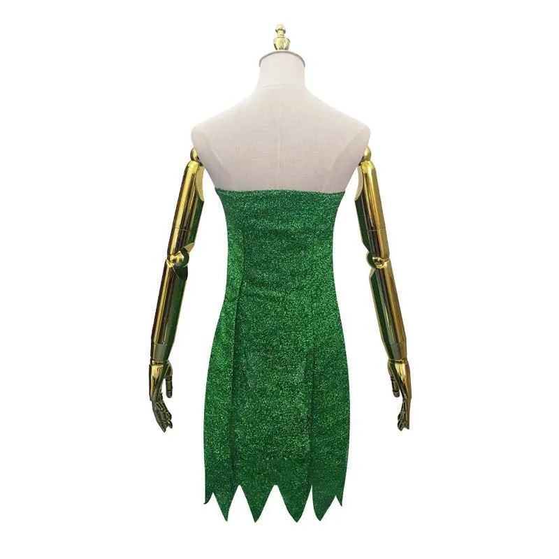 2024 Halloween Prop Fairy Princess Cosplay Costume Adult Tinkerbell Dress 2024 Halloween Prop Fairy Princess Cosplay Costume Adult Tinkerbell Dress