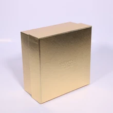 High Quality Paper Gold Jewelry Boxes With Logo Christmas Makeup Gift Paper Box Wedding Kid Birthday Party Decoration