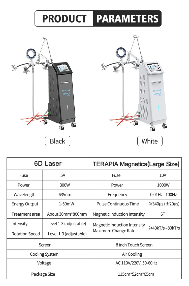 Newest 6d Laser 532nm Weight Loss Beauty Machine Cold Body Device Laser Physiotherapy Machine