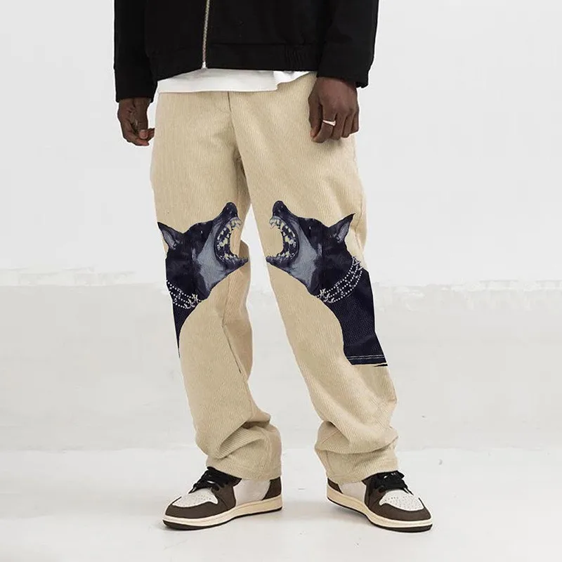 Pantalones Estampados Informales Para Hombre,Pantalón Holgado De  Tendencia,2022 - Buy Precio De Fábrica De Los Hombres Casuales Pantalones  De Pierna Recta,Moda Animal Imprimir Elegante Pantalones De Desgaste  Diario,Correr Jogging Ropa Deportiva 2022