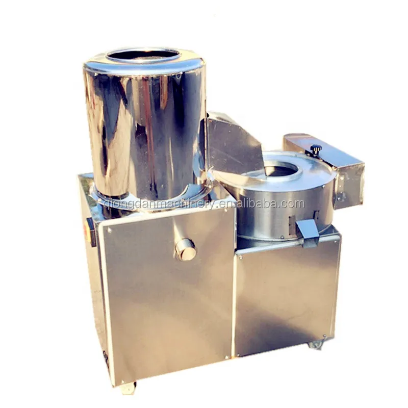 200kg/h Vegetable Ginger Peeling and Cutting Potato Chips Slicing Machine Sweet Potatoes Washing and Peeling Machine - Image 6