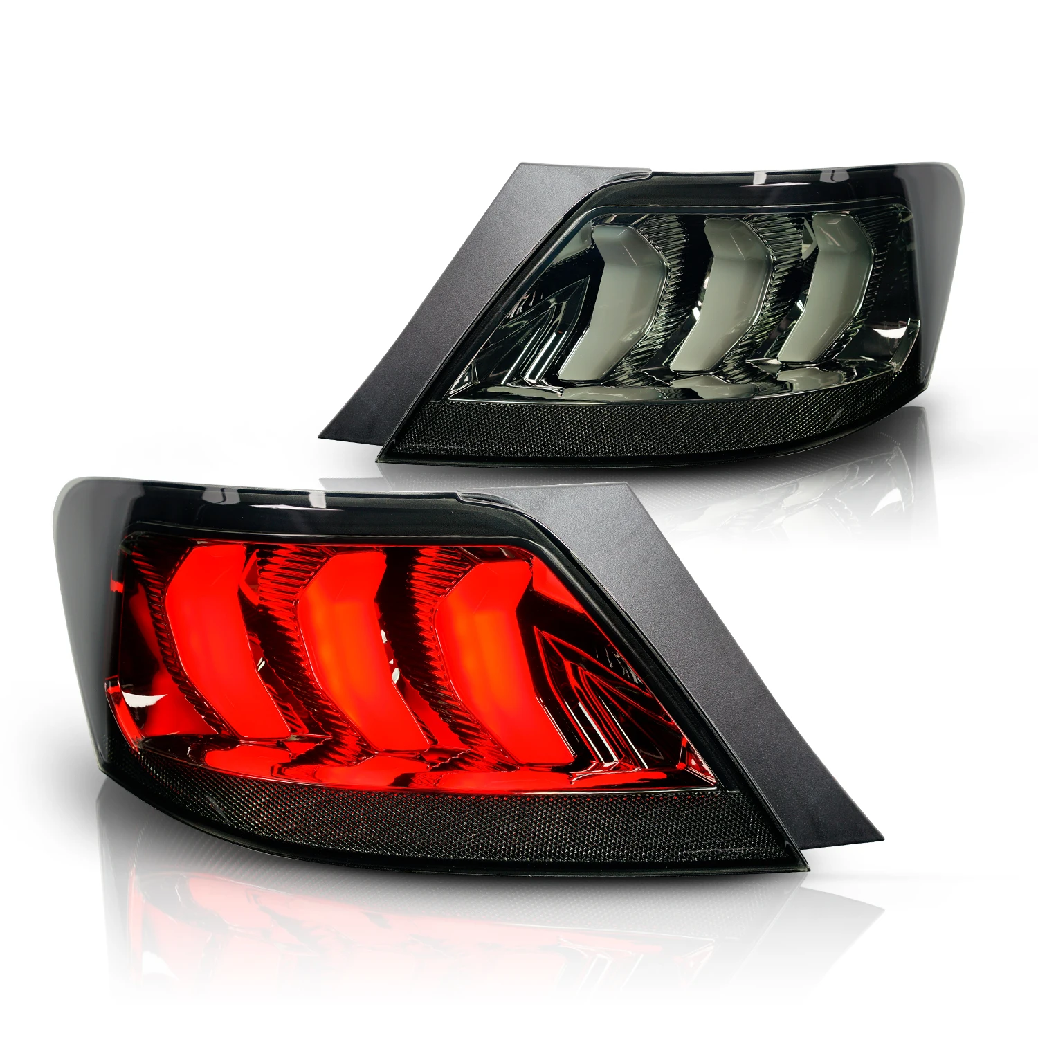 Archaic Factory Mustang Style LED Taillights with DRL Sequential