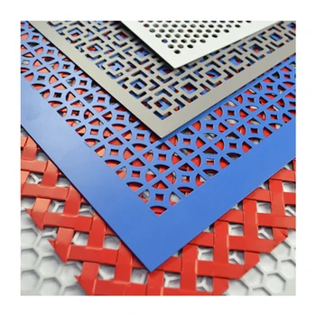 Widely Used Custom Galvanized Micro Circle Perforated Steel Wire Mesh Hexagonal Perforated Screen Mesh-for Punching Cutting for
