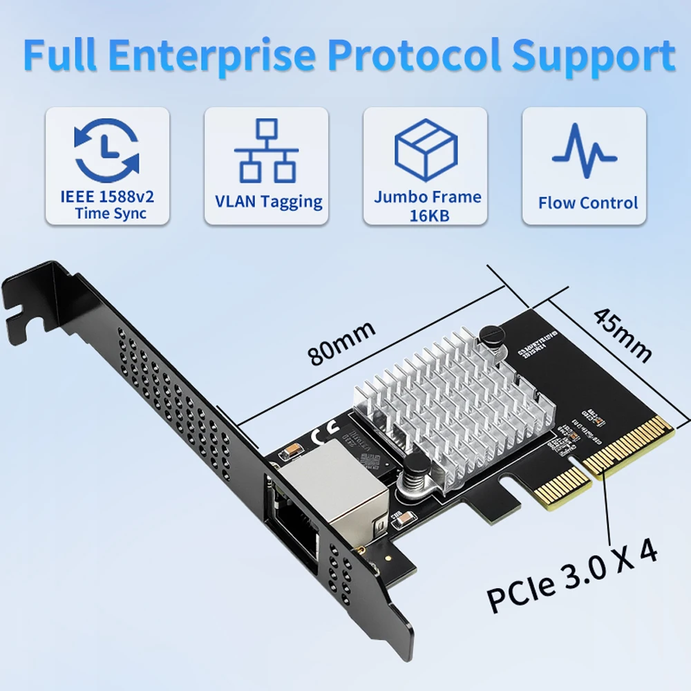 Cost-effective 10G Pcie 3.0 X4 Network Card - Lekuo PR27R12