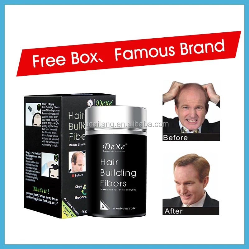 DEXE Customizable Herbal Protein Powder Bulk Hair Building Fibers Strong Hold Private Label Thinning Hair Manufacturer USA OEM