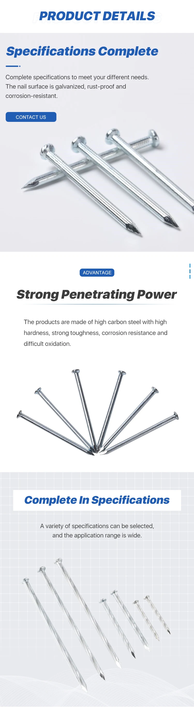 Portable Full Cover Galvanized Black Roofing Cement Nail Buy Black