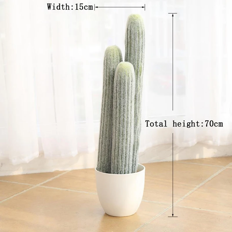 Multi Styles Artificial Succulent Plants Plastic Cactus for Decoration