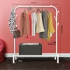 Double coat rack - white - 105cm