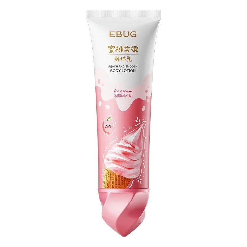 EBUG Milk Peach Avocado Hydrating Moisturizing Body Cream Skin Care Whitening Smooth Organic Natural Beauty Body Lotion 120g
