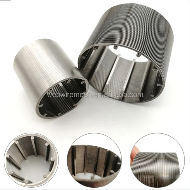 Reverse Rolled SS304 Flat Wedge Wire Slot Screen for Centrifuges