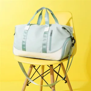 2026 Wholesale of Fitness Bags Large Capacity Portable Sports Short Distance Travel Bags Women's Crossbody Boarding Travel Bags