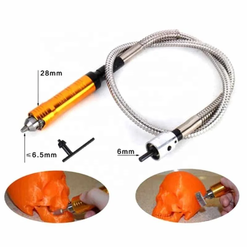 Buy 6mm Rotary Angle Grinder Tool Flexible Shaft Fits Flex Shaft Key Drill  Chuck Handle Handpiece Accessory Replacement Flex Shaft Electric Drill  Rotary Tool (0.3-4mm) Online at desertcartINDIA