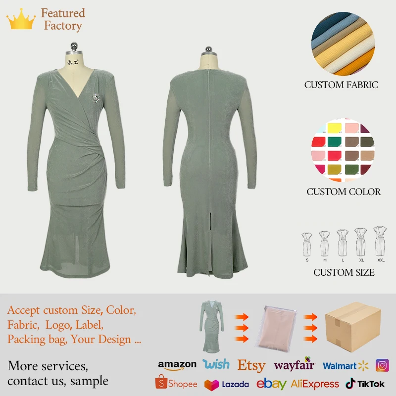 sachin and babi light blue dress ZYHT 31133 Ladies Evening Dresses Wholesale Elegant Christmas Gowns Party  Long Sleeve Velvet Pink Midi Winter Clothes for Women| Alibaba.com