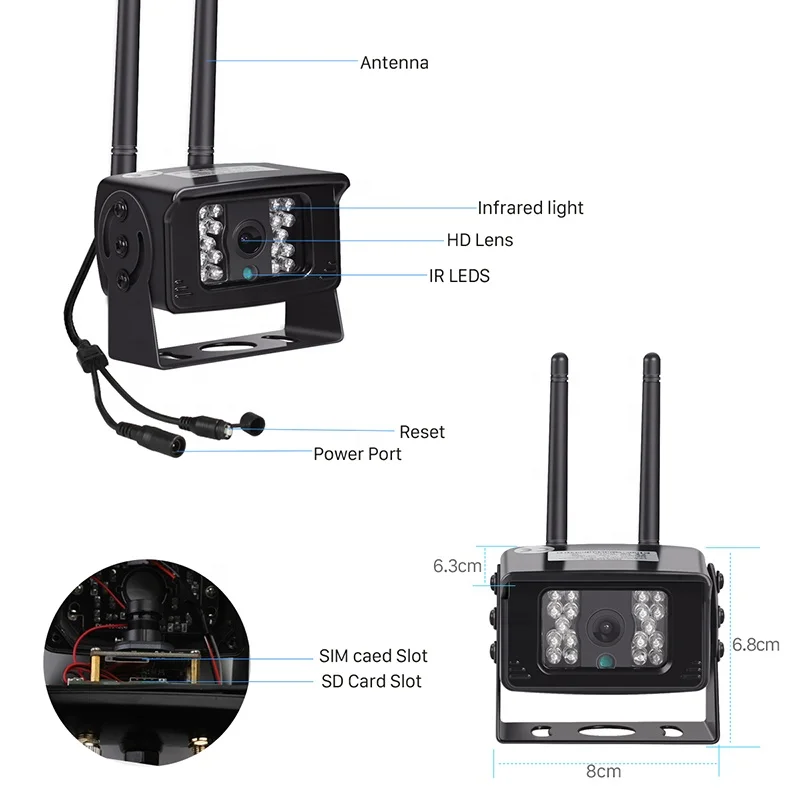 BESDER 4G SIM Card Wifi Ip Camera 1080P 960P 720P 840nm Invisible IR Night Vision CCTV Security Camera IP With SD Card Slot