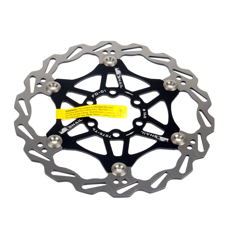 Disco Freno Galleggiante Per Mountain Bike - 160/180/203 Mm, Rosso, Con Pastiglie In Acciaio Inox 420 E Supporto 7075-T6
