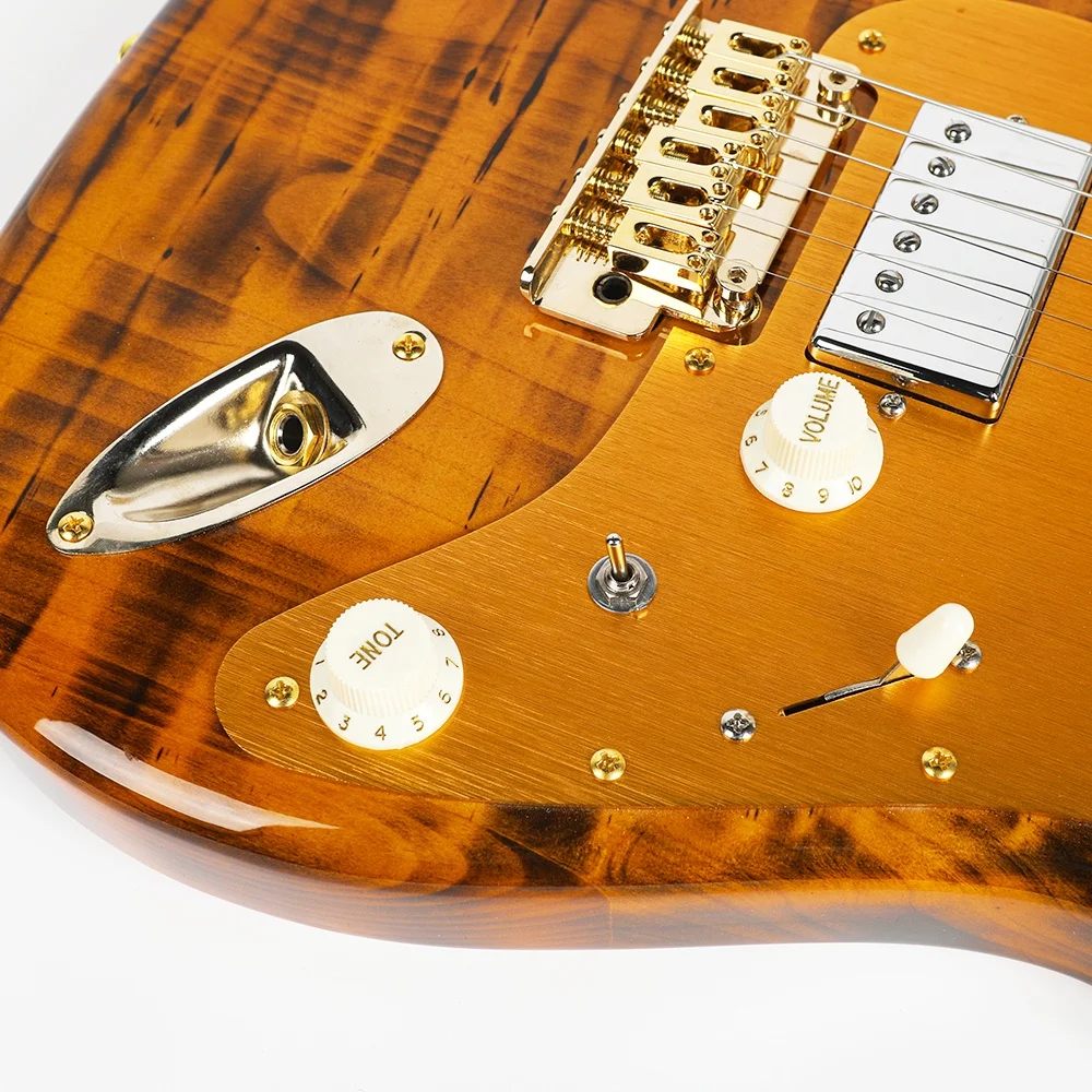 D-190 Electric Guitar - High Quality, Low Price Gold Color
